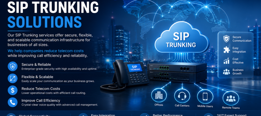 SIP Trunking Solutions: Modern Communication Infrastructure for Growing Businesses