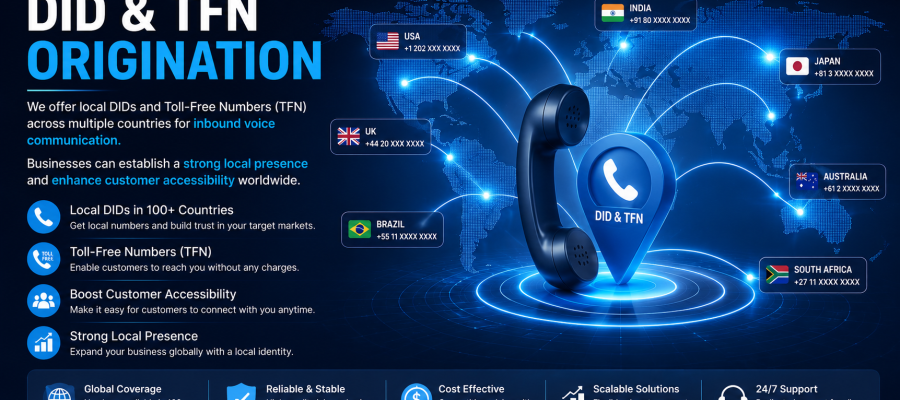 Voice DID & TFN Origination Services for Modern Business Communication